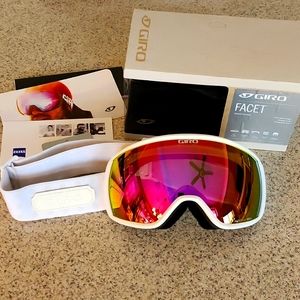 Giro Facet Women’s M. White/Amber Pink Snow Sports Goggles